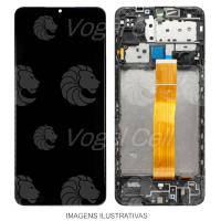 TELA DISPLAY SAMSUNG A12 / A127 - M127 C/ARO ORIGINAL VIVID