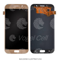 TELA DISPLAY SAMSUNG A320 / A3 2017 DOURADO ORIGINAL CH