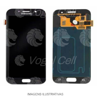 TELA DISPLAY SAMSUNG A320 A3 2017 GRAFITE ORIGINAL CH