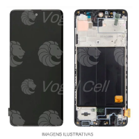 TELA DISPLAY SAMSUNG A51 / A515 C/ ARO INCELL