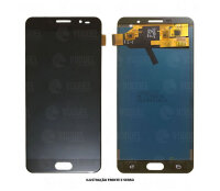 TELA DISPLAY SAMSUNG A7 / A710 2016 ROSA ORIGINAL CH