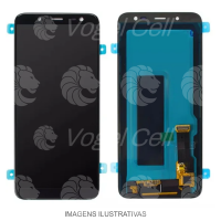 TELA DISPLAY SAMSUNG J6 / J600 PRETO ORIGINAL CH