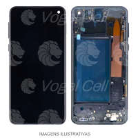 TELA DISPLAY SAMSUNG S10E G970 AZUL MARINHO C/ ARO RETIRADA NACIONAL