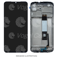 TELA DISPLAY XIAOMI POCOPHONE M3 REDMI 9T C/ARO PRETO ORIGINAL CHINA
