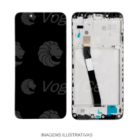 TELA DISPLAY XIAOMI REDMI 7A C/ARO PRETO