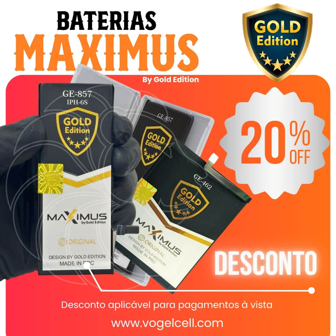 Bateria Gold com Desconto